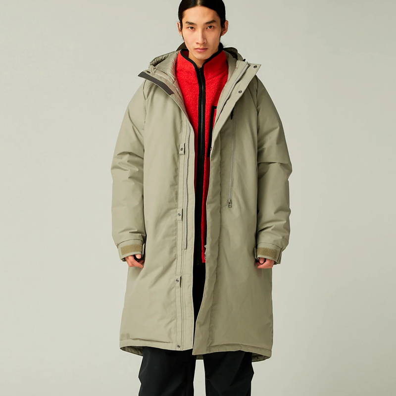 best-gorpcore-jackets-snow-peak-man-wearing-jacket