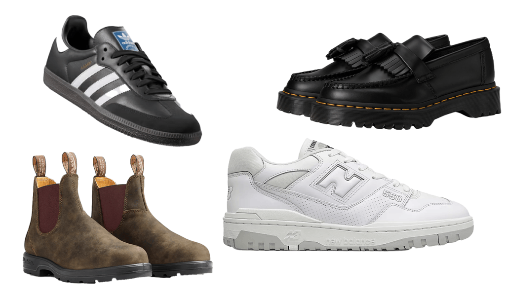 shoes-for-two-day-trip-collage-in-text-image