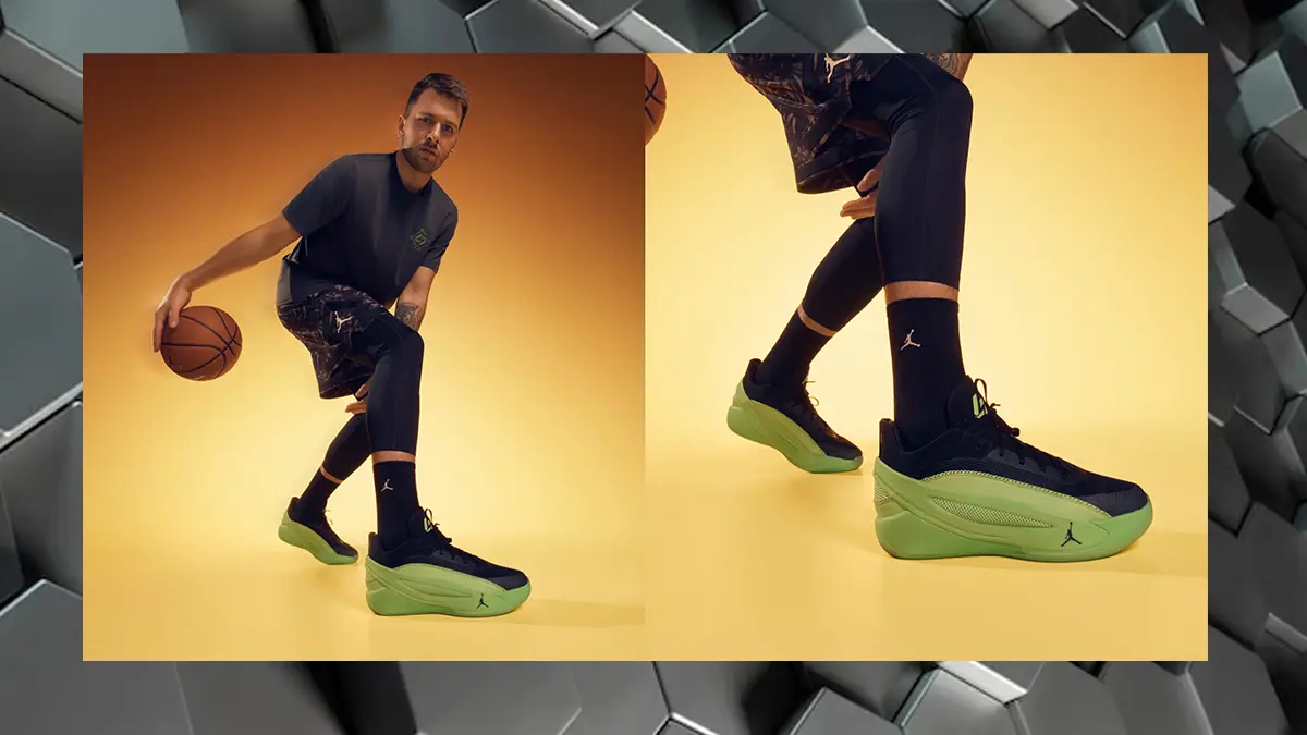 Jordan Luka 5 Venom technical performance breakdown - Illusion Green and Black