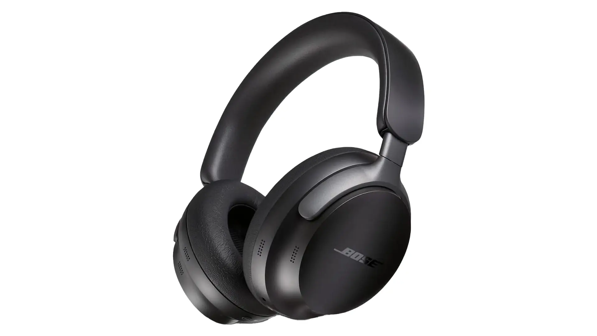 Close-up of the Bose QuietComfort Ultra noise-canceling headphones that are frequently worn by NFL stars during pre-game tunnel walks.
