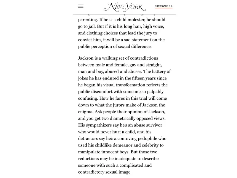 An archival newspaper clipping used as primary evidence in the investigation into Michael Jackson’s early media treatment and the origin of tabloid misinformation.