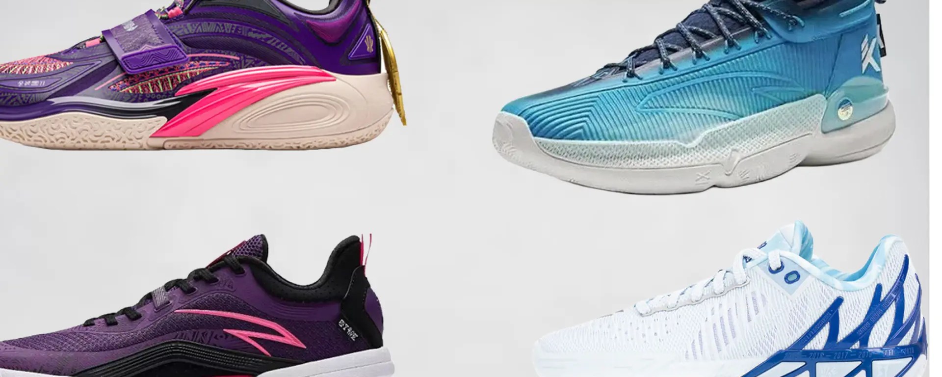 Close-up of the ANTA KAI 1 "Artist On Court" colorway, featuring intricate symbolic patterns on the upper and a sleek, performance-driven silhouette.