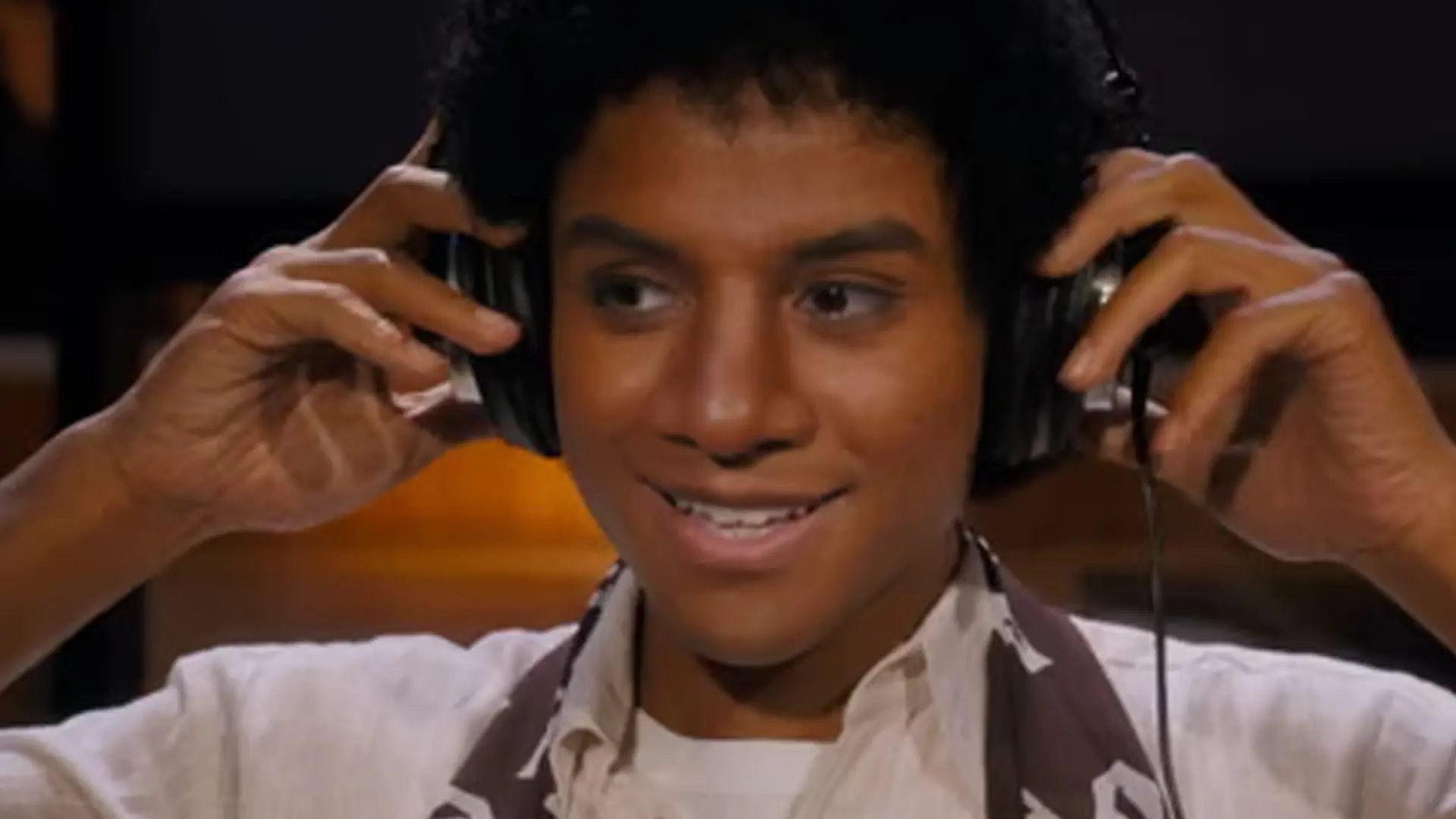 Jaafar Jackson portraying Michael Jackson in the first theatrical trailer for the Michael Jackson biopic.
