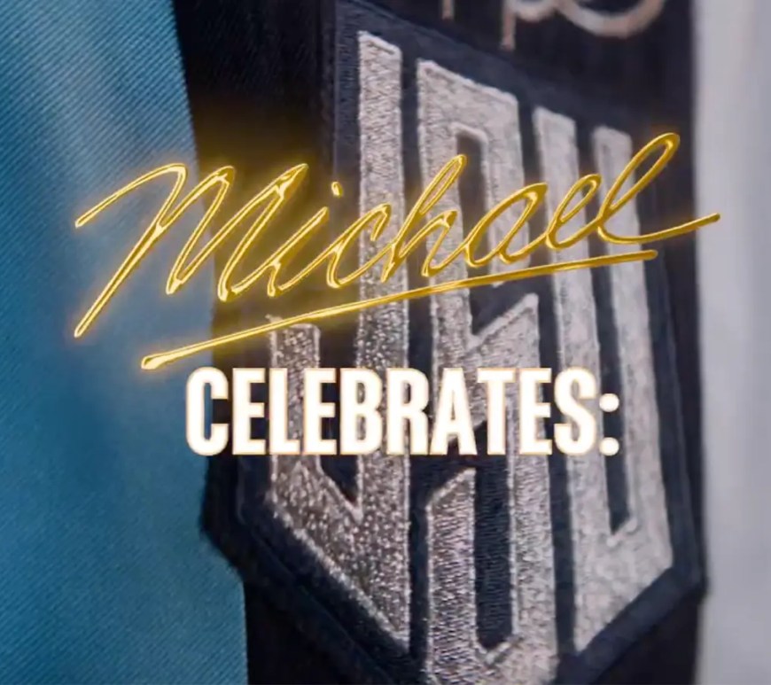 Jackson State University's Sonic Boom of the South marching band performing a high-energy Michael Jackson tribute for the 2026 biopic campaign.