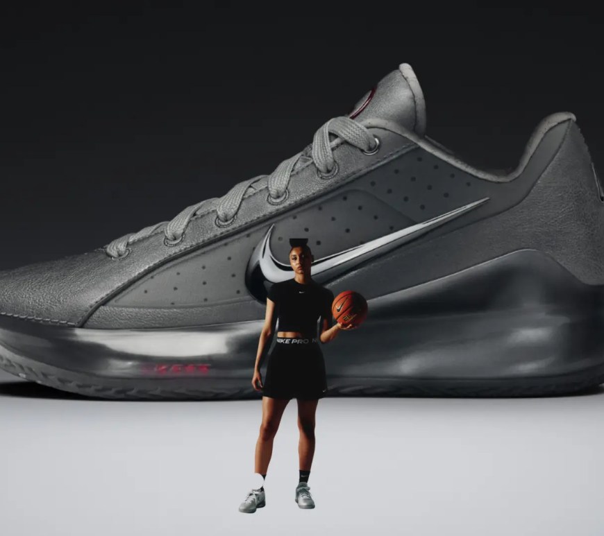 A high-contrast profile of the Nike LeBron NXXT Gen JW 'Silver Lining,' showcasing the iridescent Metallic Silver finish, Jewel Swoosh, and the technical architecture co-designed by JuJu Watkins.