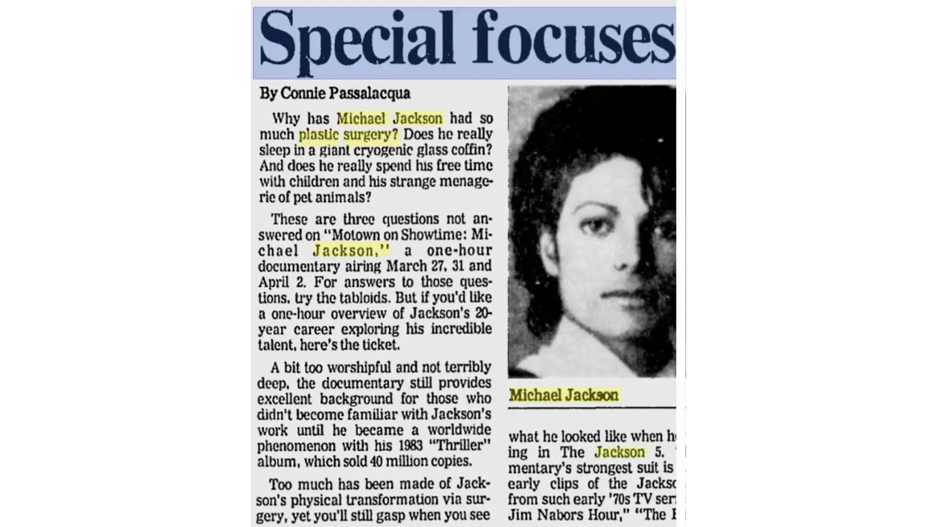 Newspaper front page featuring the headline “Wacko Jacko” in coverage of Michael Jackson.