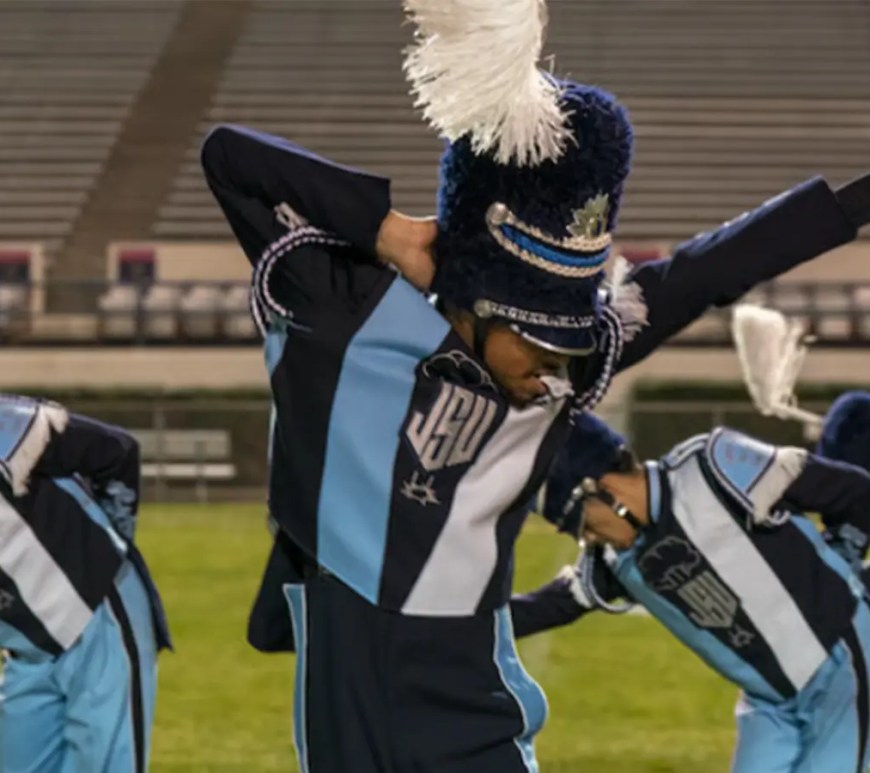 Southern University Human Jukebox performing a Michael Jackson tribute for the 2026 biopic campaign, showcasing the precision of HBCU musical architecture.
