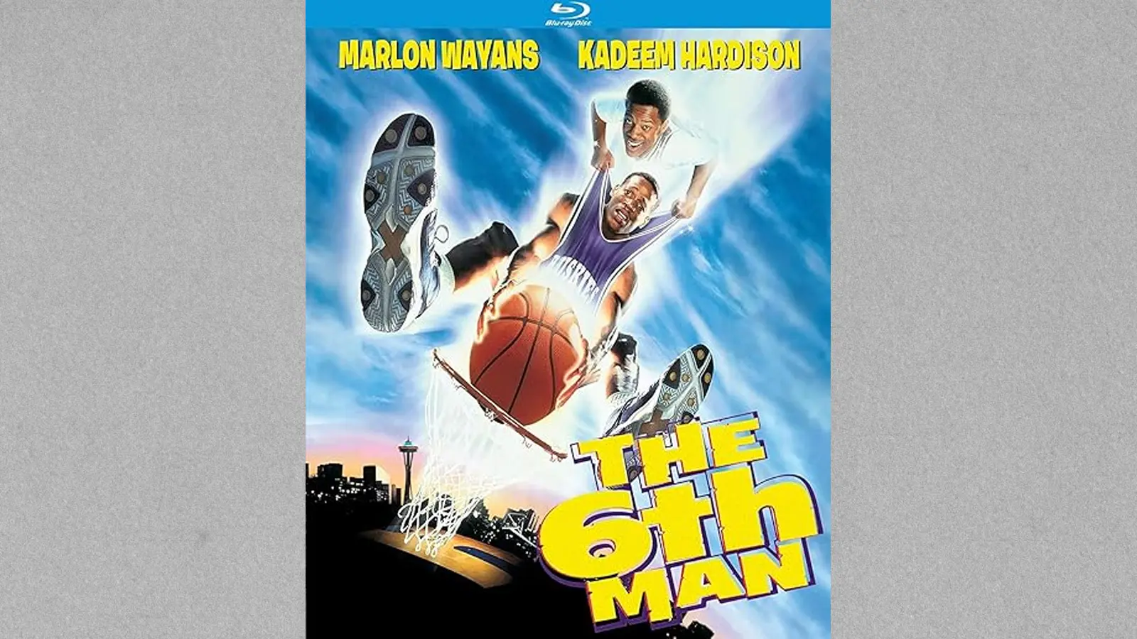 The 6th Man 1997 soundtrack featuring Johnny Gil and blue artwork.