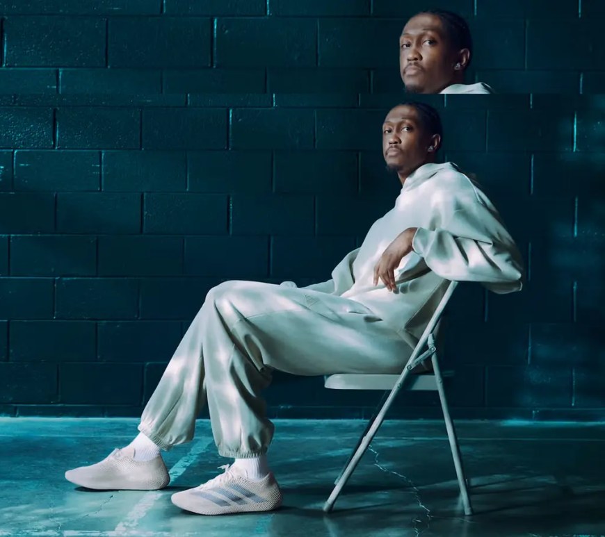 NBA star Jalen Williams modeling the 3D-printed Adidas CLIMACOOL LACED in the official Spring 2026 campaign.