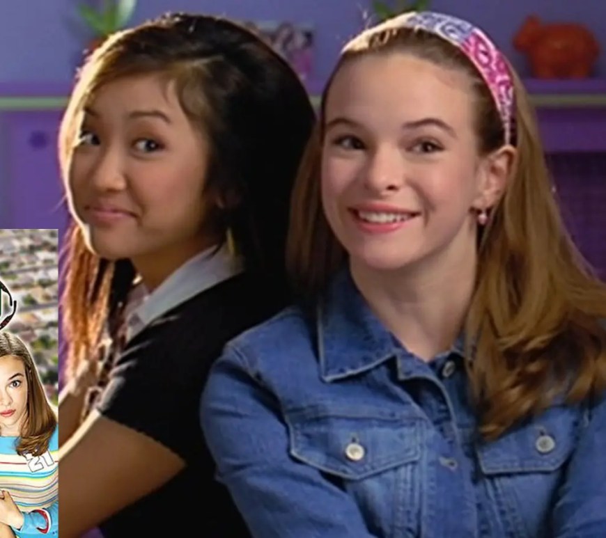 Brenda Song and Danielle Panabaker in Stuck in the Suburbs (2004) wearing Y2K-themed clothing.