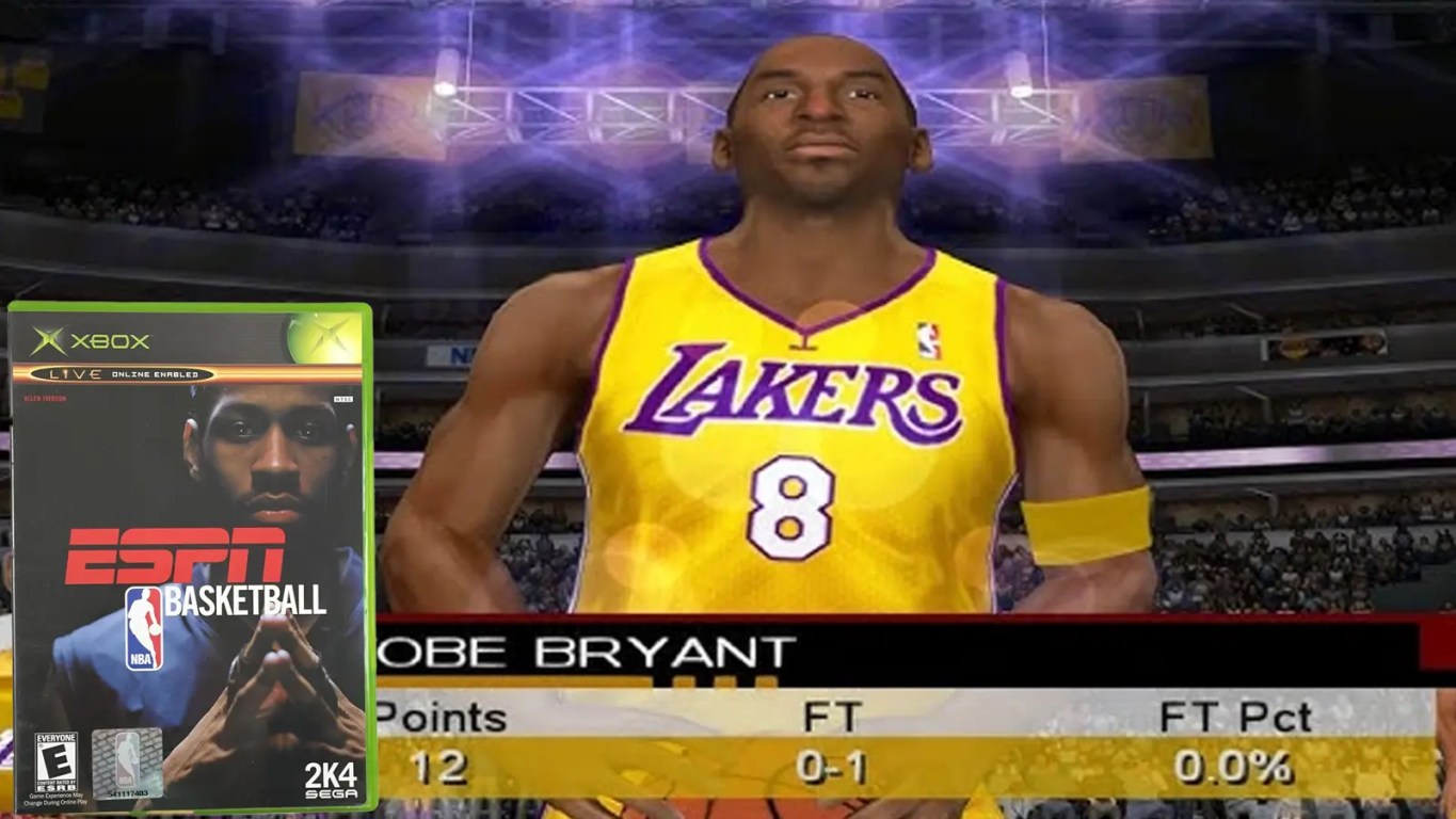 In-game screenshot of the 24/7 Mode, showing a custom player on a street court in Los Angeles