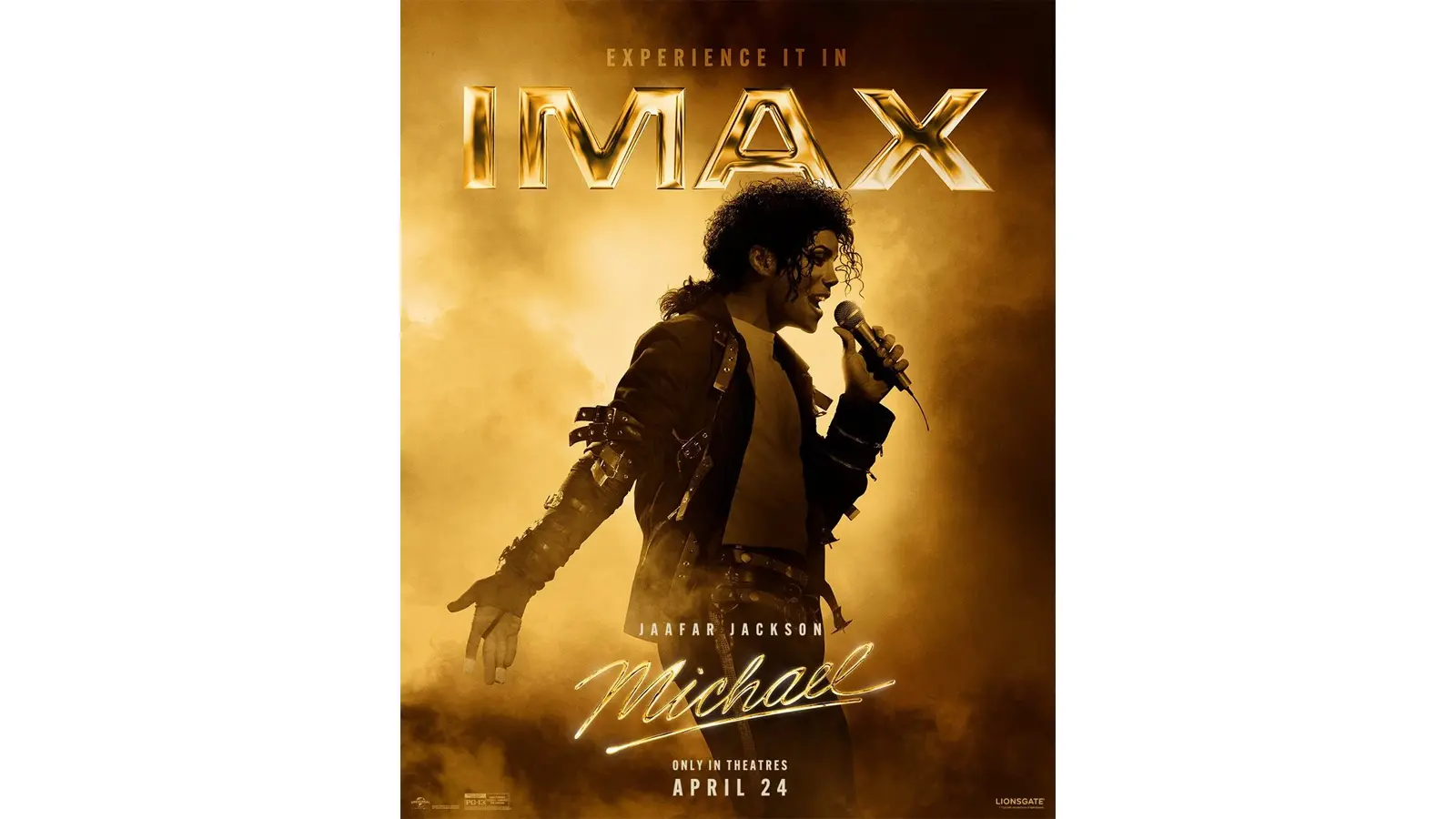 A close-up of a massive 70mm IMAX film reel for the ‘Michael’ (2026) biopic, showcasing the physical scale of the analog format that provides 18K-equivalent resolution for the stadium concert sequences.