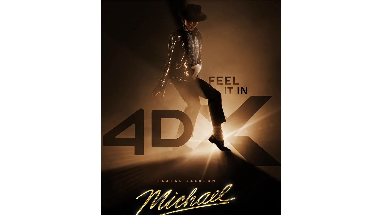 A close-up of a massive 4DX film reel for the ‘Michael’ (2026) biopic, showcasing the physical scale of the analog format that provides 18K-equivalent resolution for the stadium concert sequences.