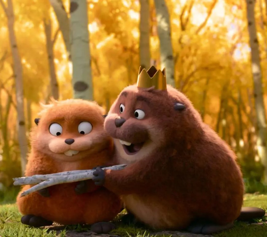 A box office infographic for Pixar's 'Hoppers,' showing its $41M+ domestic trajectory and 97% Rotten Tomatoes score.