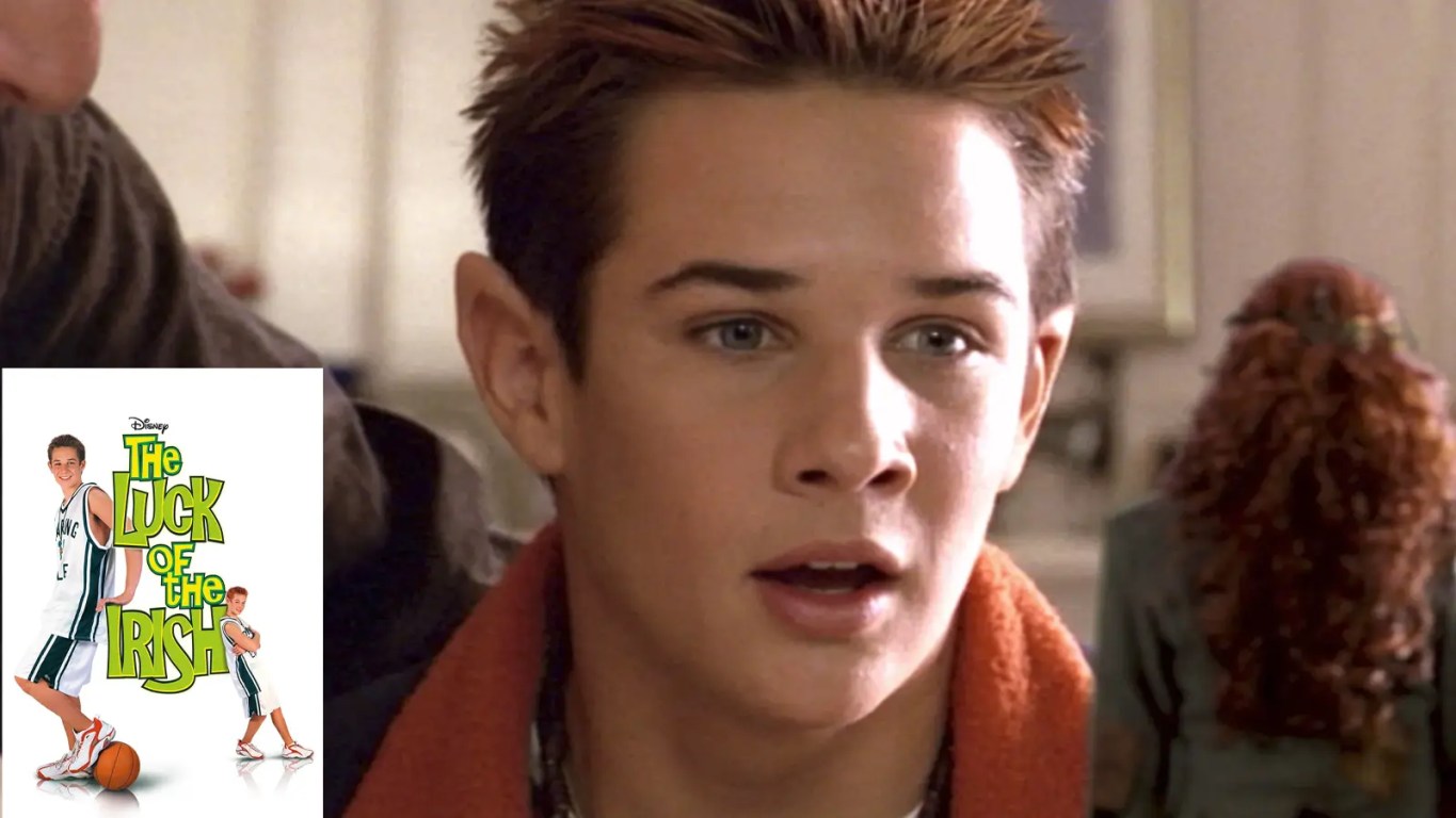 Ryan Merriman as Kyle Johnson in The Luck of the Irish.