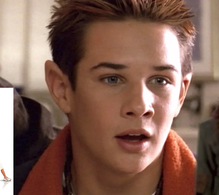 Ryan Merriman as Kyle Johnson in The Luck of the Irish.
