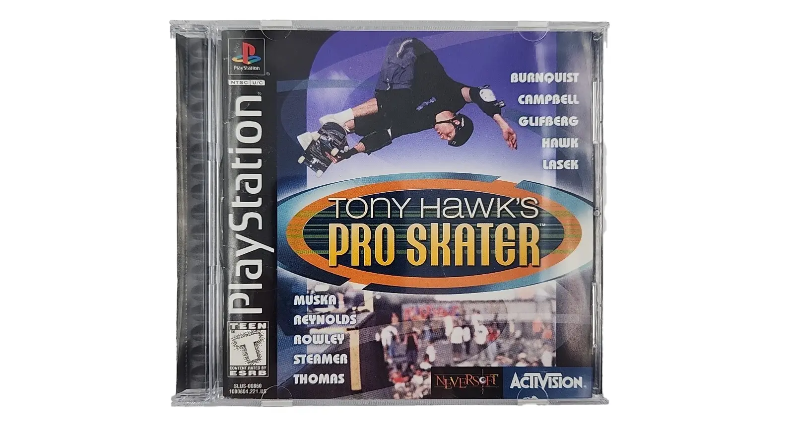 A look at the original Tony Hawk's Pro Skater cover art (1999).