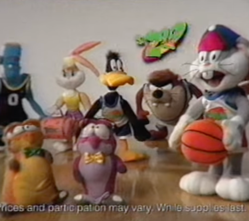 A look at the Space Jam x McDonalds collaboration from the 1990s starring Michael Jordan.