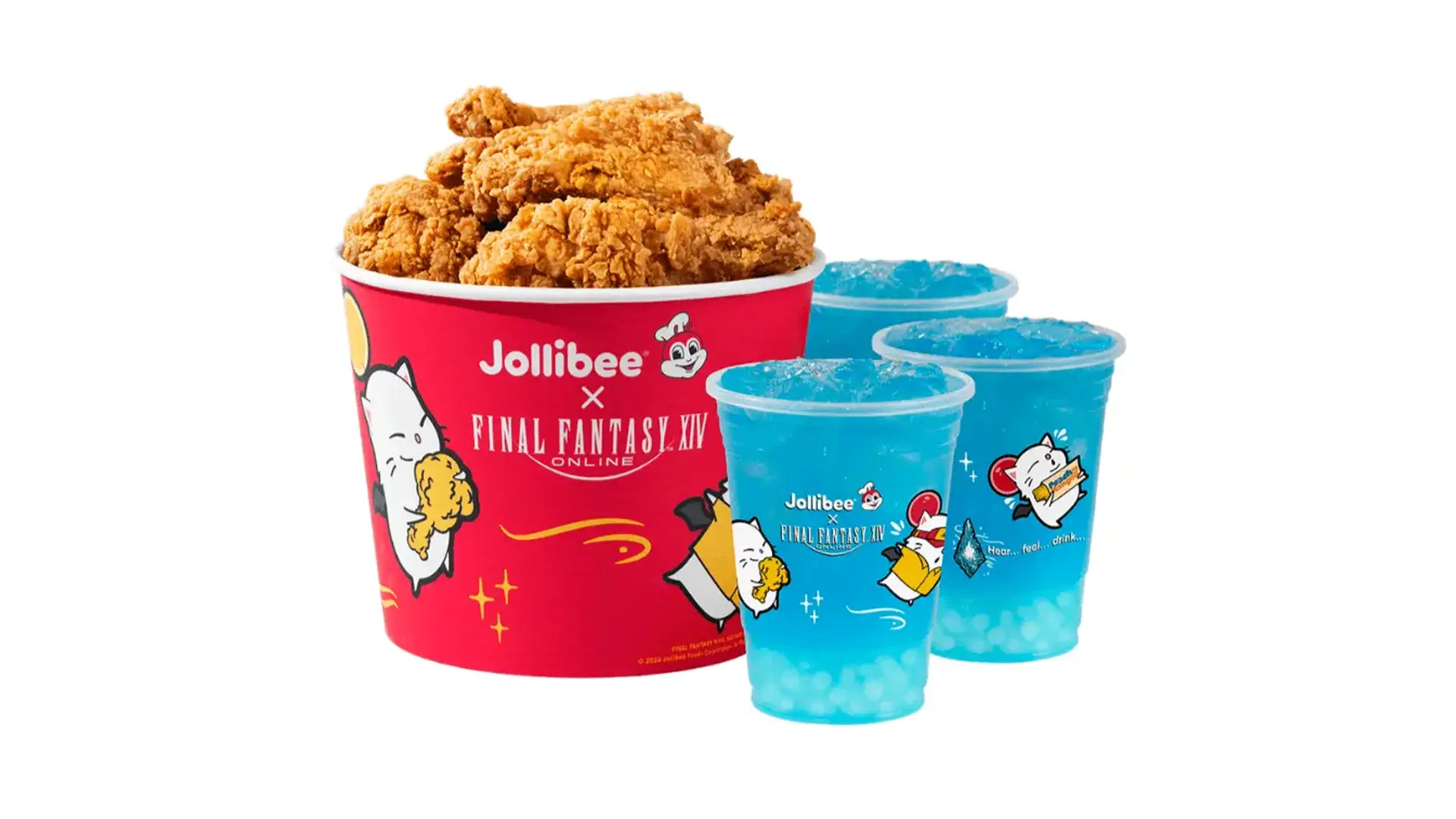 FFXIV x Jollibee Collaboration: How to Get the New 'Eat Chicken' Emote and Limited-Time Merch -