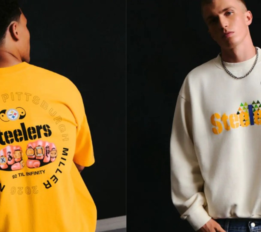 A look at the Mac Miller Pittsburgh NFL Draft collection hero image.