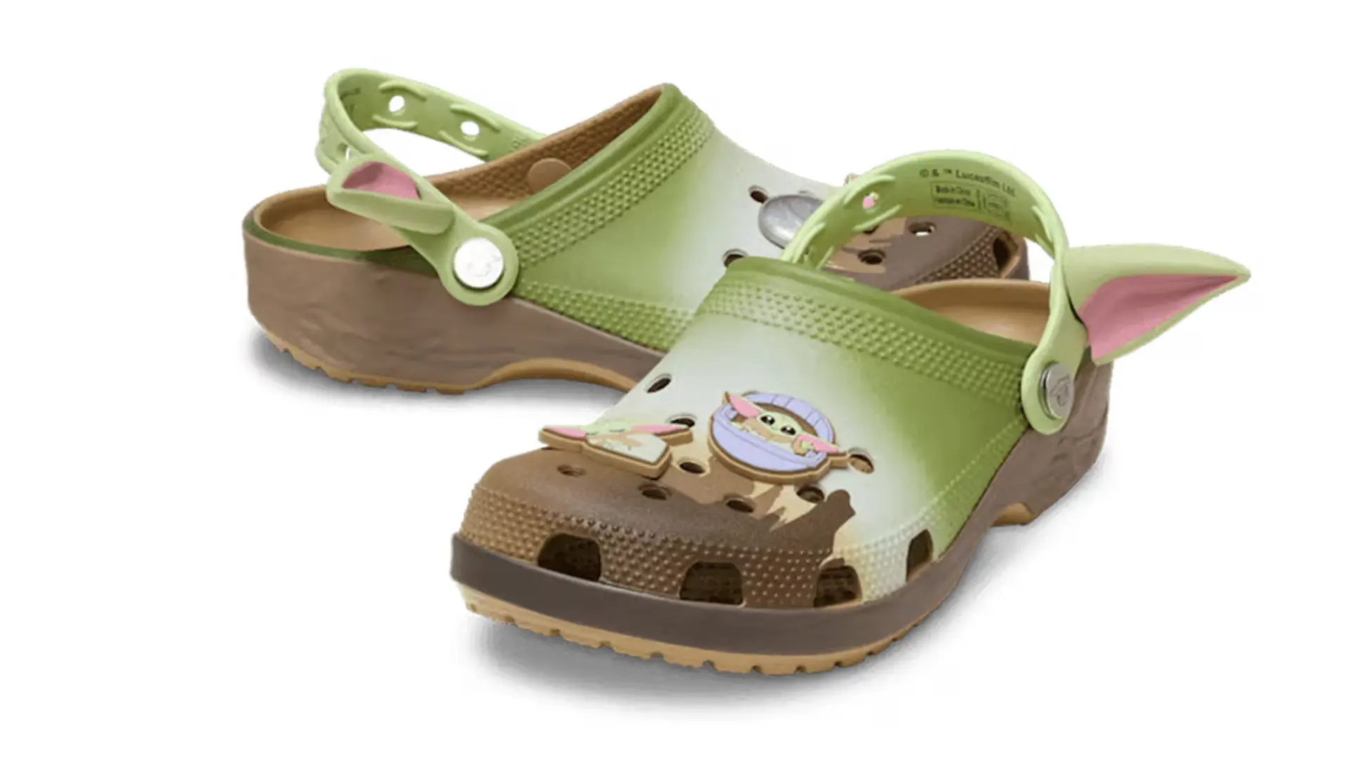 A look at the Mandalorian x Star Wars collaboration through a close up of the shoe.