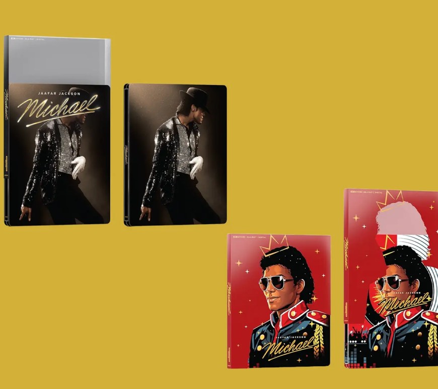 Michael Jackson steelbook Walmart and Amazon hero