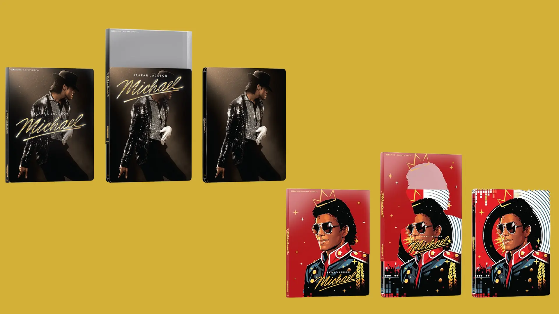Amazon and Walmart Unveil Exclusive Steelbook Designs for ‘Michael’ Biopic