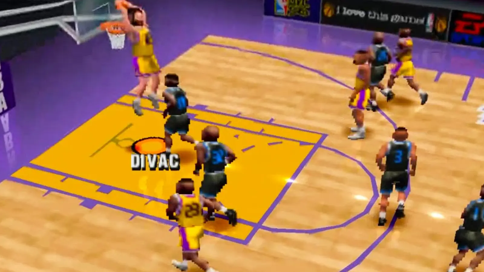 A screenplay of NBA Live 1996