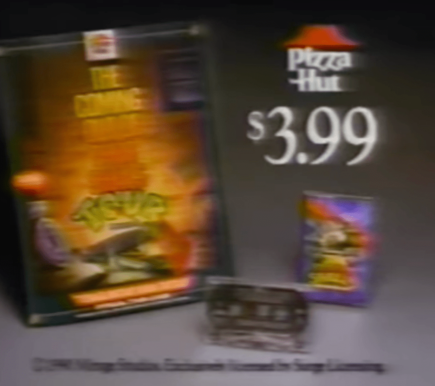 A look at the Pizza Hut x Teenage Mutant Ninja Turtles collaboration of the 1990s