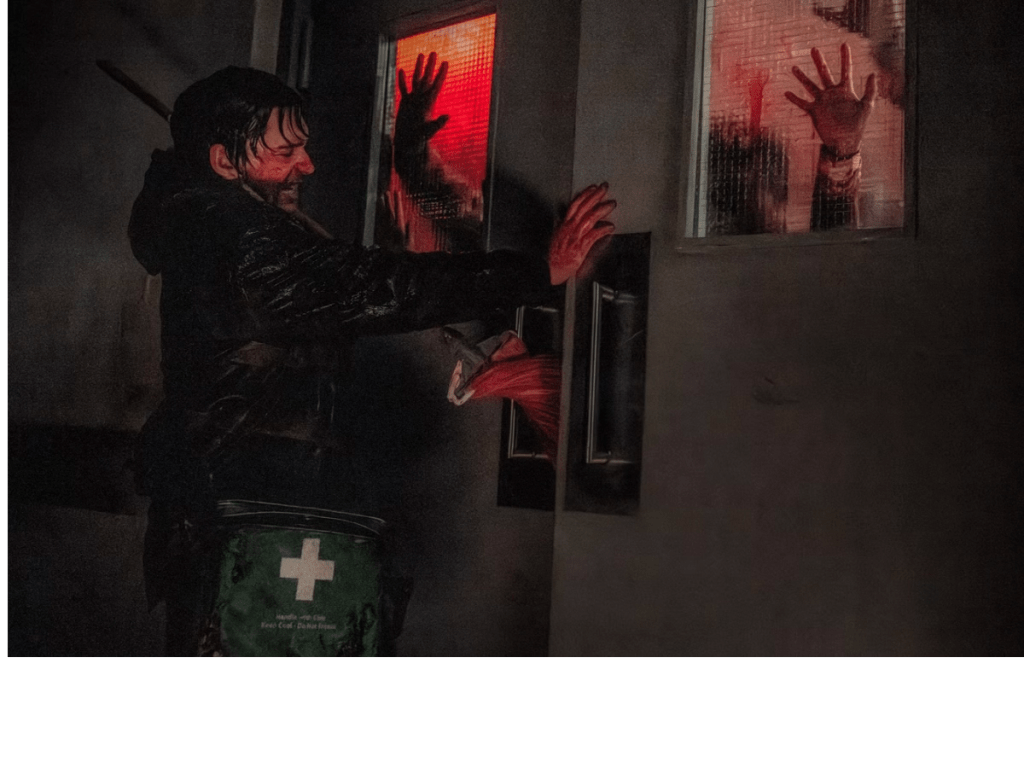 A still from the 2026 Resident Evil reboot