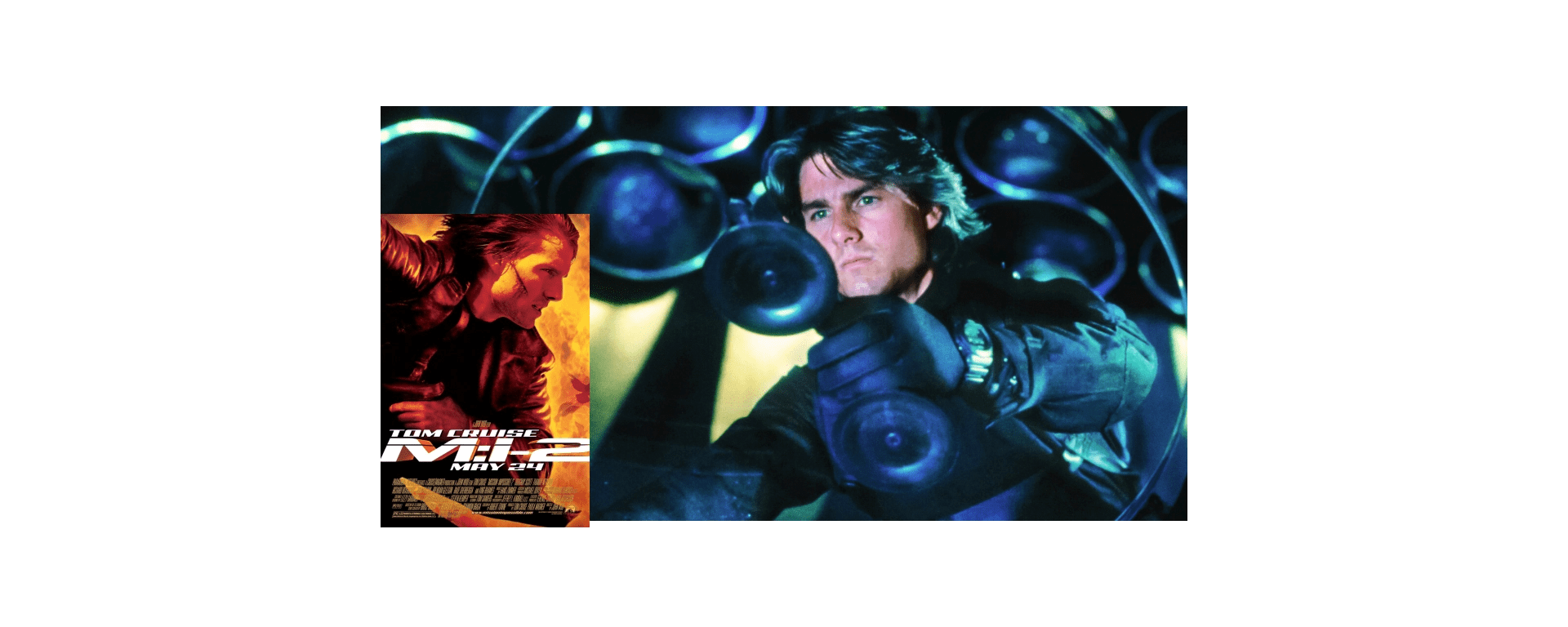 A still of Tom Cruise in Mission Impossible 2 (2000)
