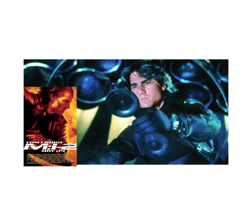A still of Tom Cruise in Mission Impossible 2 (2000)