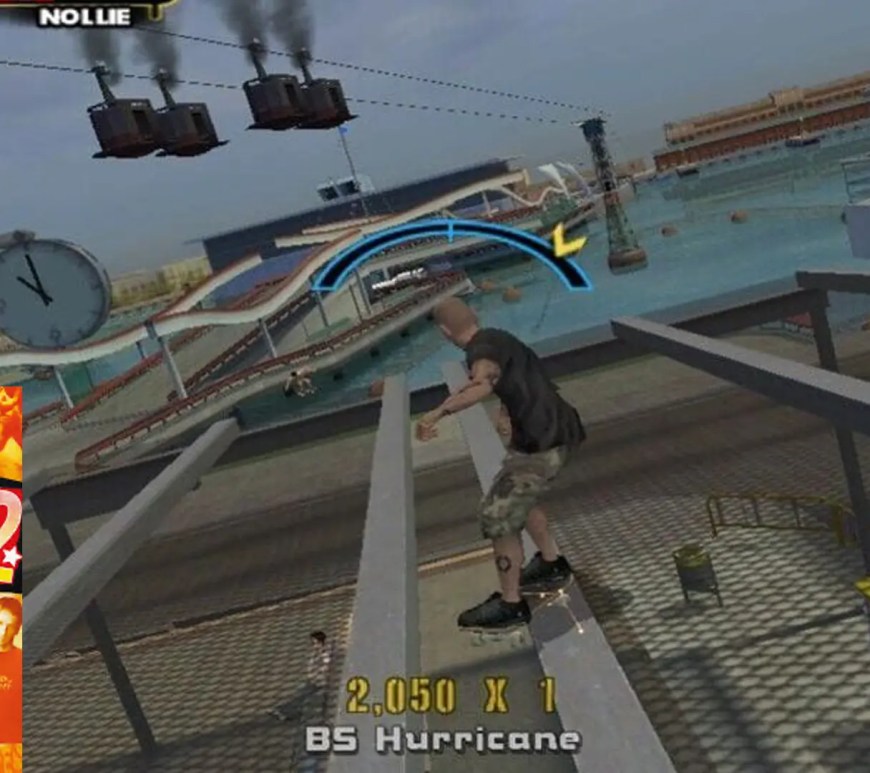A still of a skater from Tony Hawk Underground (2004)