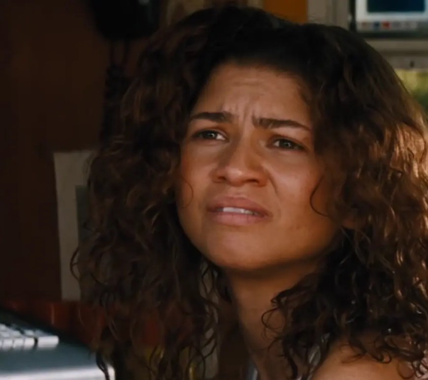 Zendaya as Rue Bennett in Mexico for the Euphoria Season 3 5-year time jump.