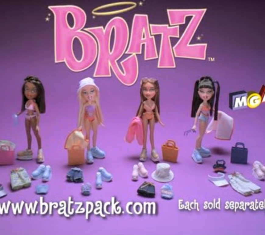 A still from the Bratz Beach Party collection circa 2002