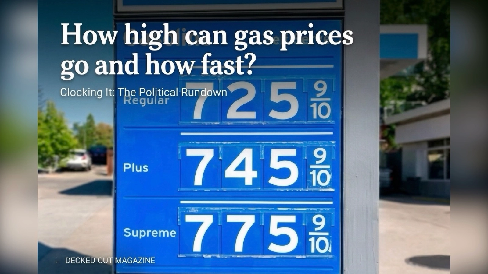 How High Can Gas Prices Go and How Fast?