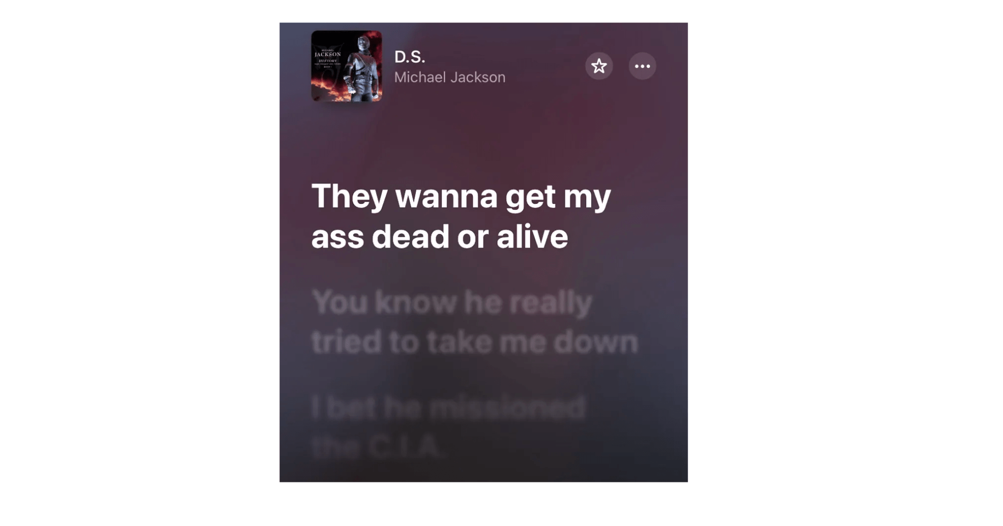 A still from Michael Jackson's song "D.S" (1995)

