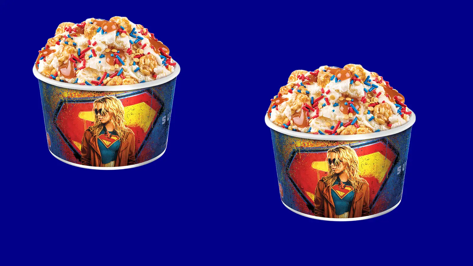 Cold Stone Creamery Supergirl Movie Ice Cream Collab: Prices, Flavors & Sweepstakes Details