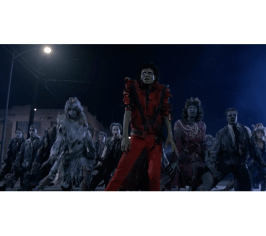A still from Michael Jackson's "Thriller" (1982)