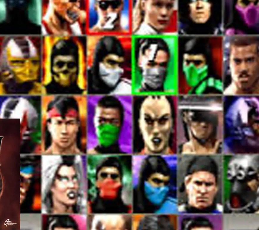 An archival 1996 gameplay screenshot of Mortal Kombat Trilogy on PlayStation 1