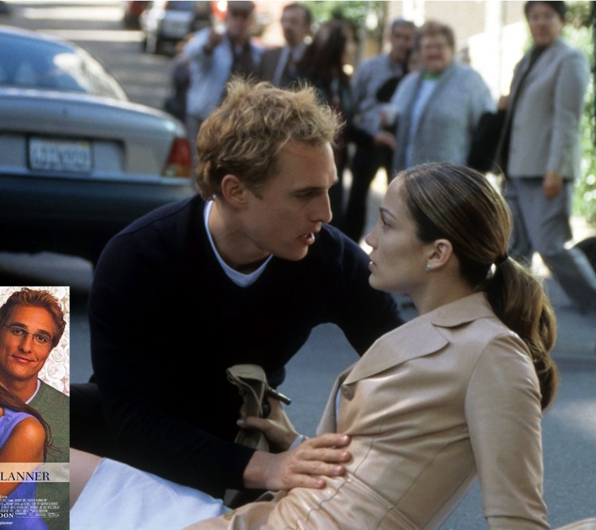 A still from Jennifer Lopez's 2001 movie "The Wedding Planner"