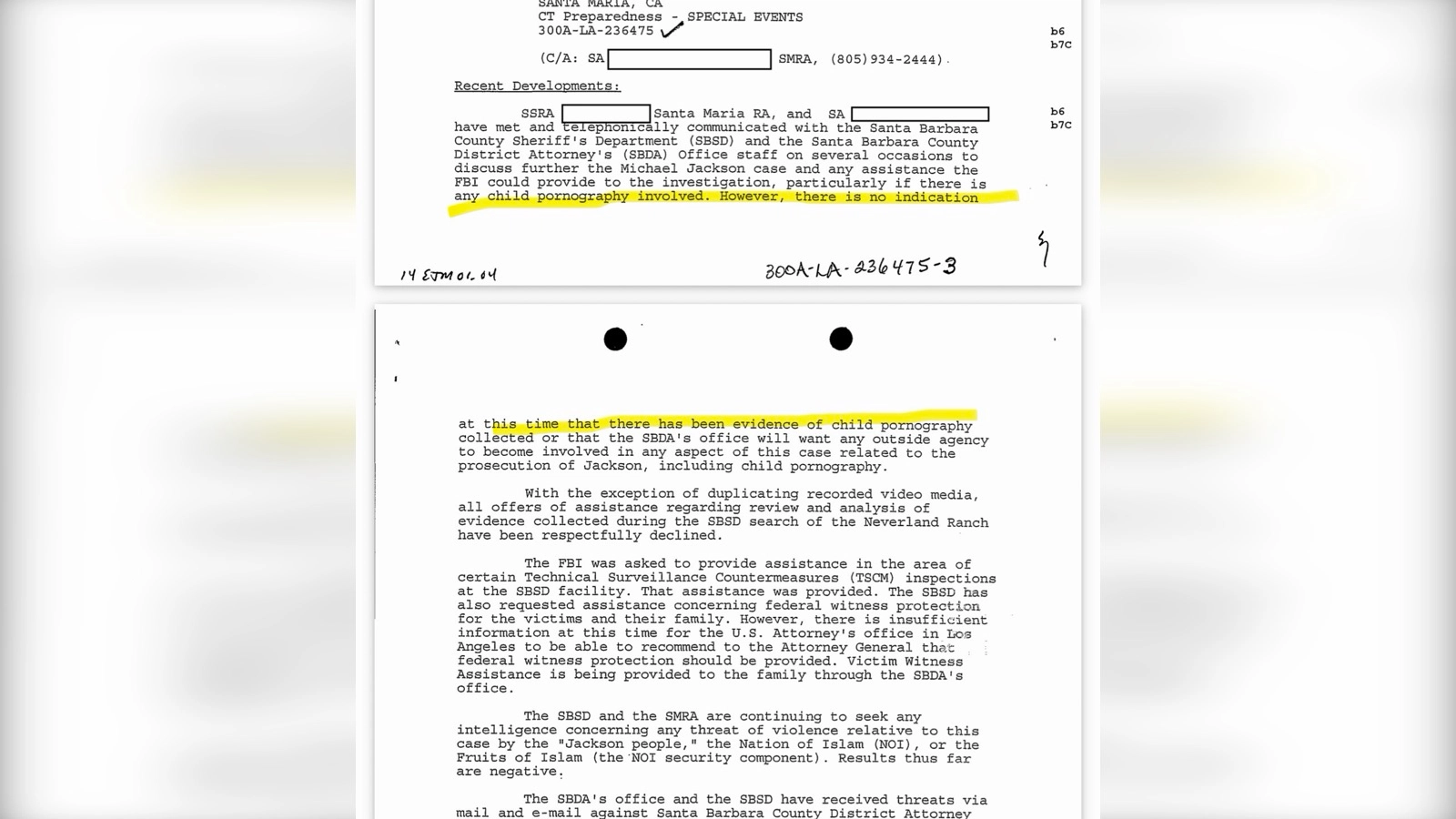 Part 8 FBI's Michael Jackson Files