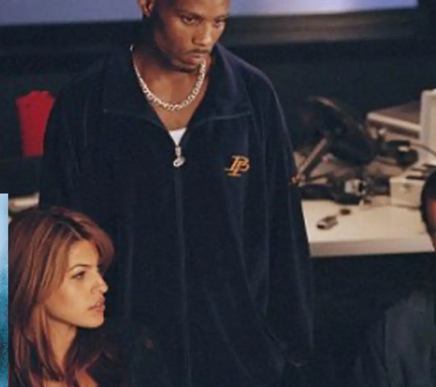 A hyper-kinetic cinematic frame from the 2001 movie Exit Wounds, showcasing Steven Seagal and DMX