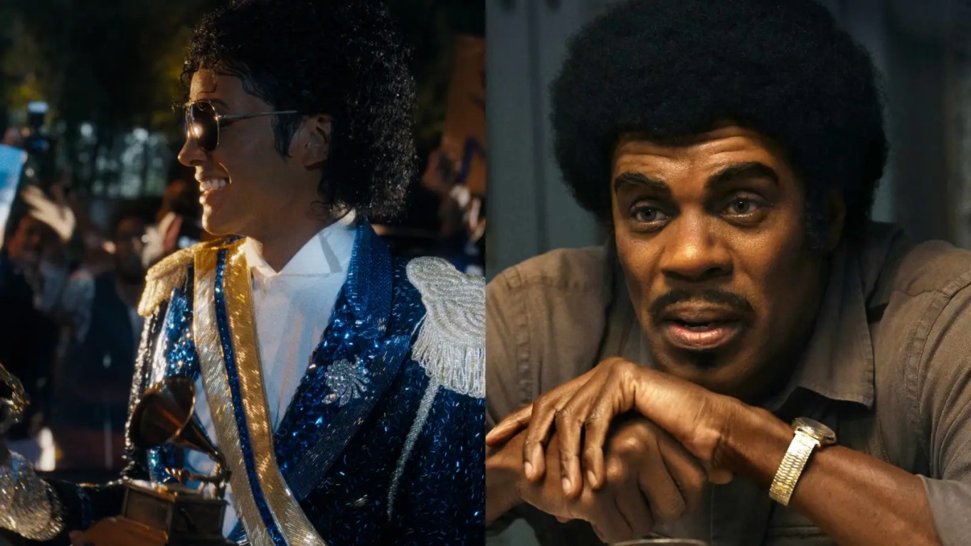 A still of Jaafar Jackson and Colman Domingo in Michael (2026)