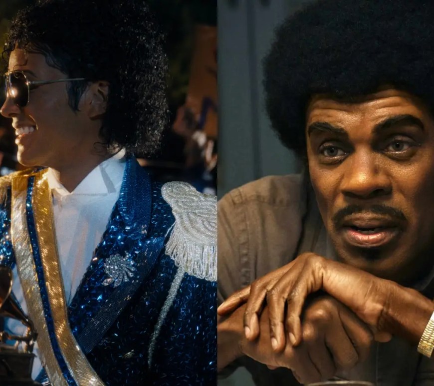 A still of Jaafar Jackson and Colman Domingo in Michael (2026)