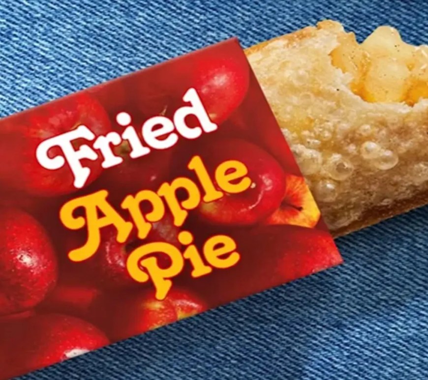 A picture of the limited-edition McDonald's fried apple pie can be ordered this summer.
