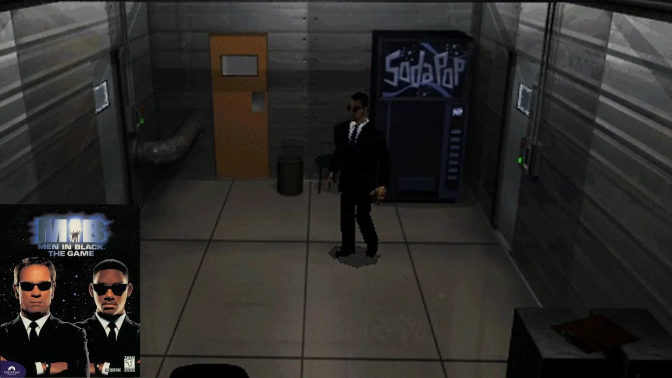 A still from the Men in Black Video game (1997)