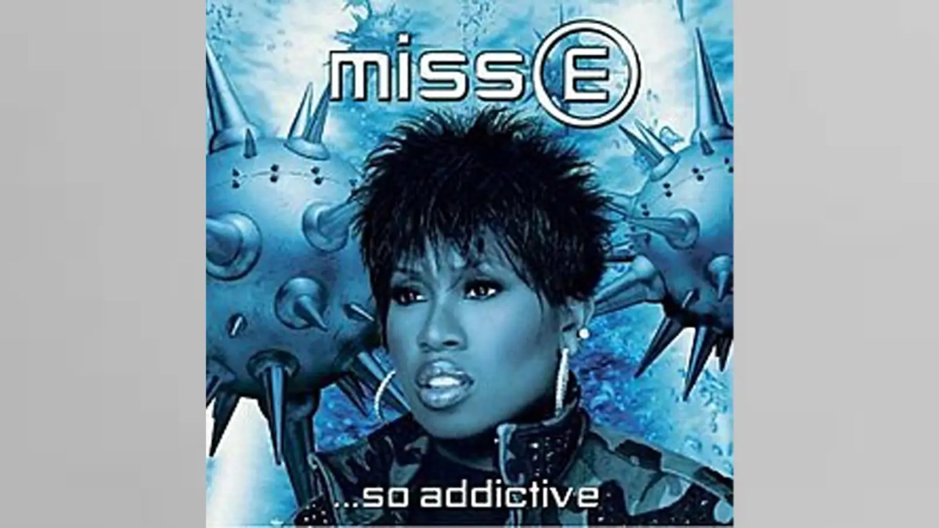 A still of Missy Elliott's So Addictive album cover circa 2001