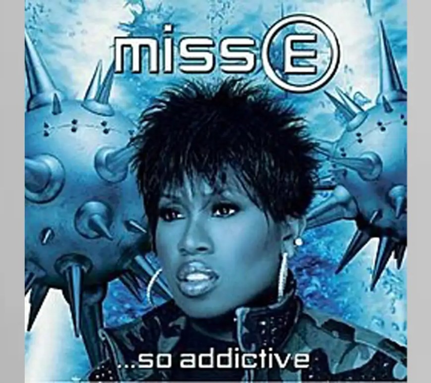 A still of Missy Elliott's So Addictive album cover circa 2001