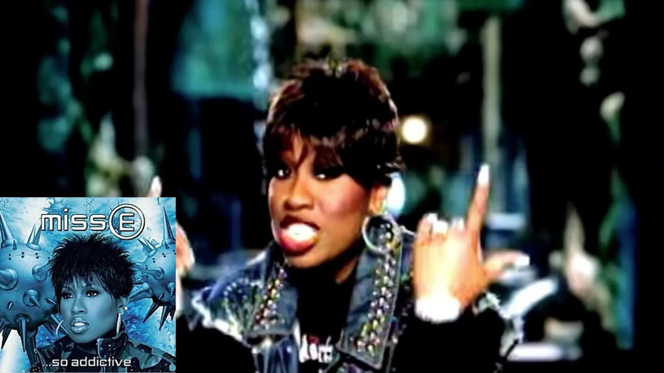 A still of Missy Elliott from her 2001 music video "Get Ur Freak On"